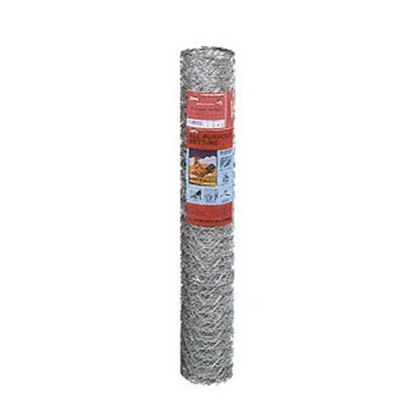Mat 36in. x 50ft. 2in. Mesh Hexagonal Poultry Netting  308475B, Mat, Mfr#: 308475B