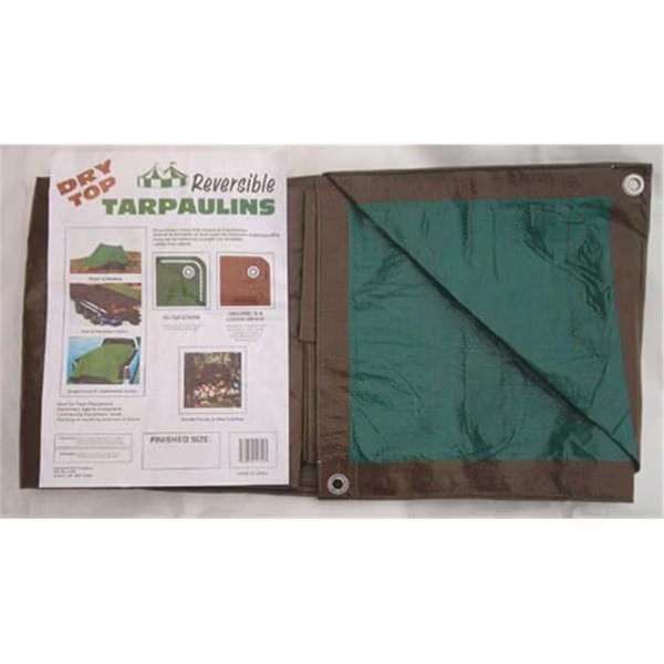 16 ft X 20 ft Tarp, Brown/Green, Foremost Tarp, Mfr#: FO309644