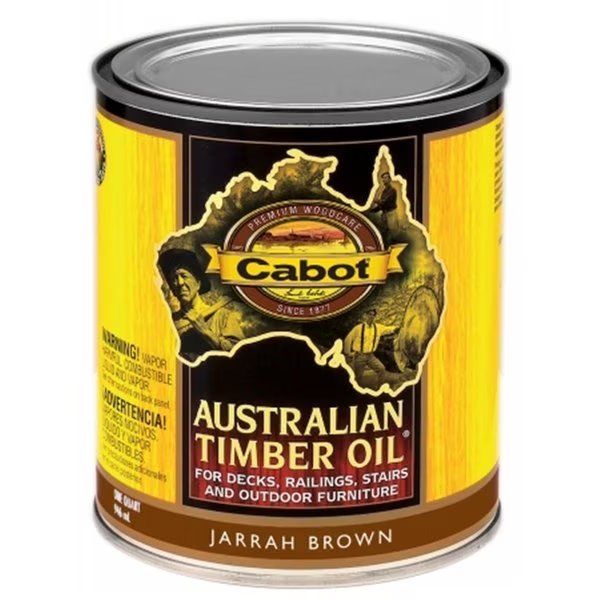 Valspar Brand 1 Quart Jarrah Brown Australian Timber Oil For Decks & Outdoor Fu, Valspar, Mfr#: 80351434600