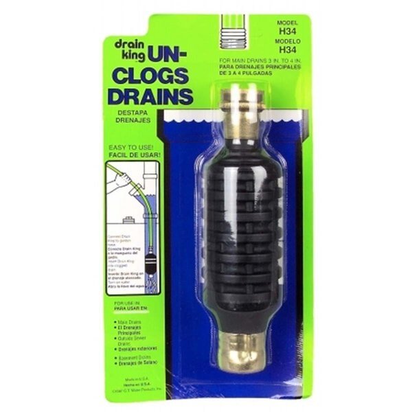 Drain King Unclog Hose Attachment, Gt Water Products, Mfr#: GT309768