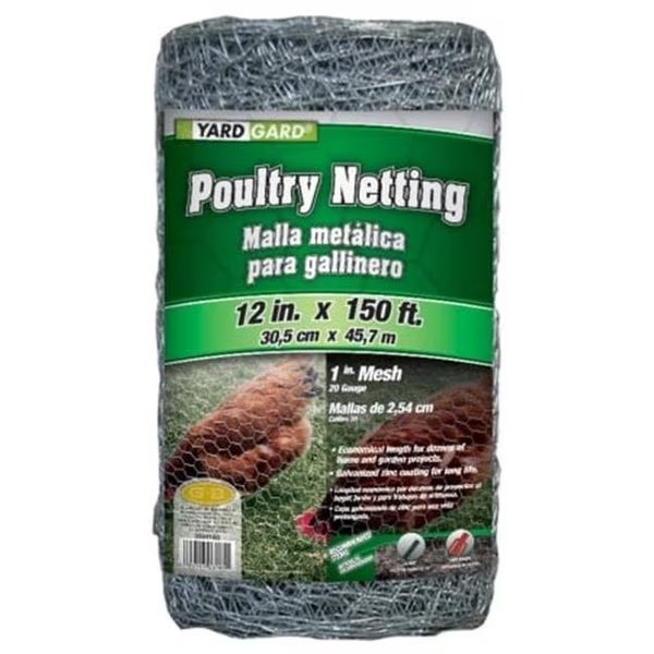 Mat 12in. X 150 1in. Mesh Poultry Netting  308418B, Mat, Mfr#: 308418B