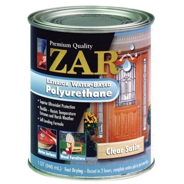 United Gilsonite 1 Quart Clear Satin Zar Exterior Water Based Polyurethane  327, United Gilsonite, Mfr#: 79941327125