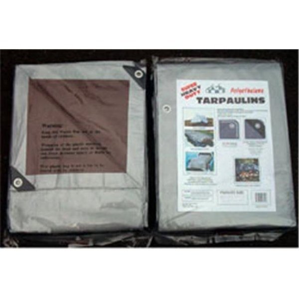 Heavy Duty Tarp, Silver/Brown, Polyethylene, Foremost Tarp, Mfr#: 21620