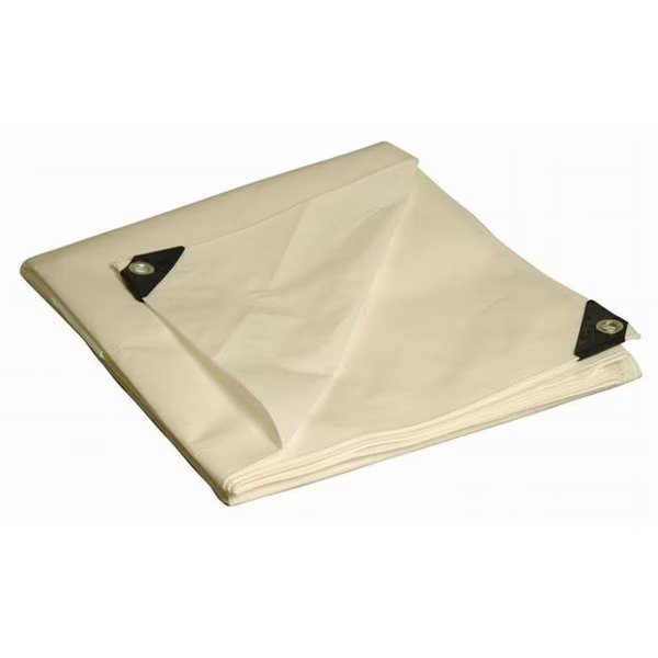 Foremost Tarp 18 X 24 White Heavy Duty Tarp  31824, Foremost Tarp, Mfr#: 31824
