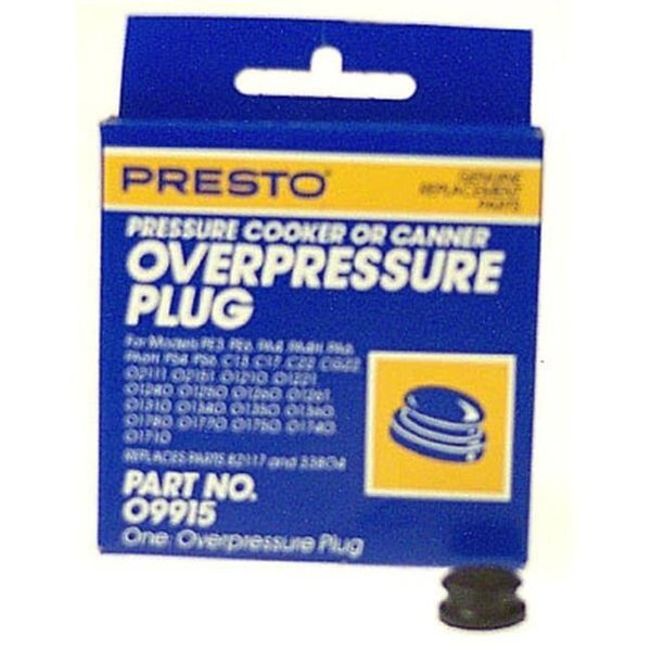 National Presto 09915 Pressure Cooker & Canner Over Pressure Plug, National Presto, Mfr#: 9915