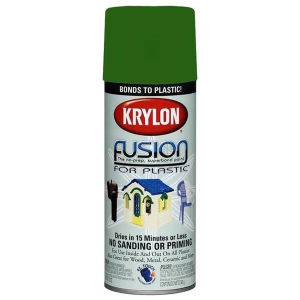 Krylon Division 2327 12 Oz Spring Grass Fusion Spray Paint, Krylon, Mfr#: 7108905