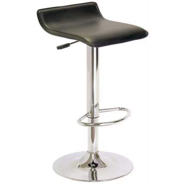 Winsome Trading Inc 93129 Faux Leather & Chrome Adjustable Swivel Stool, Winsome Trading, Mfr#: 93129