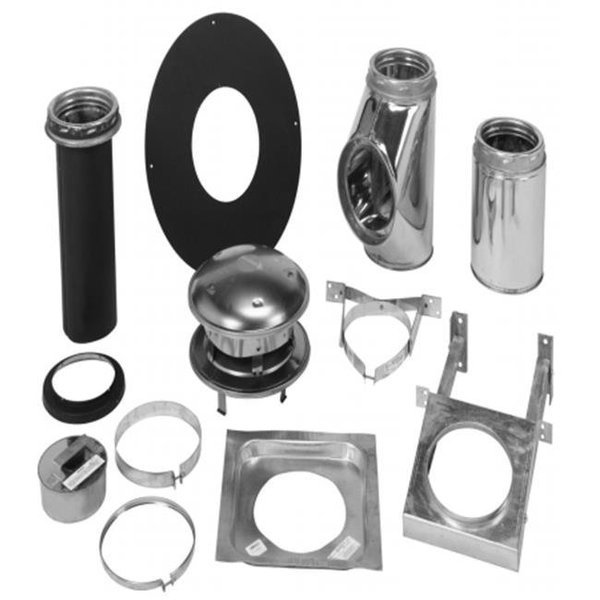 Selkirk Metalbestos 6T-TWK 6 in. Complete Stove Thru Wall Kit, Selkirk Metalbestos, Mfr#: 6T-TWK
