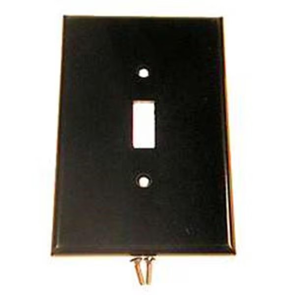 Brown Single Gang Single Toggle Wallplate, Ezgeneration, Mfr#: EZ84588