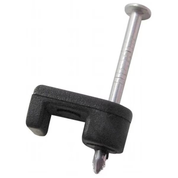 50 Count .25 in. Black Coaxial Cable Staples, Vortex, Mfr#: VO339237