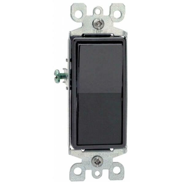 Black 15 Amp Decora Rocker Switch, Gorgeousglow, Mfr#: GO84747