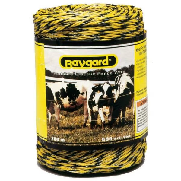 656 ft. Yellow And Black Portable Electric Fence Wire, Parker Mccrory, Mfr#: 121