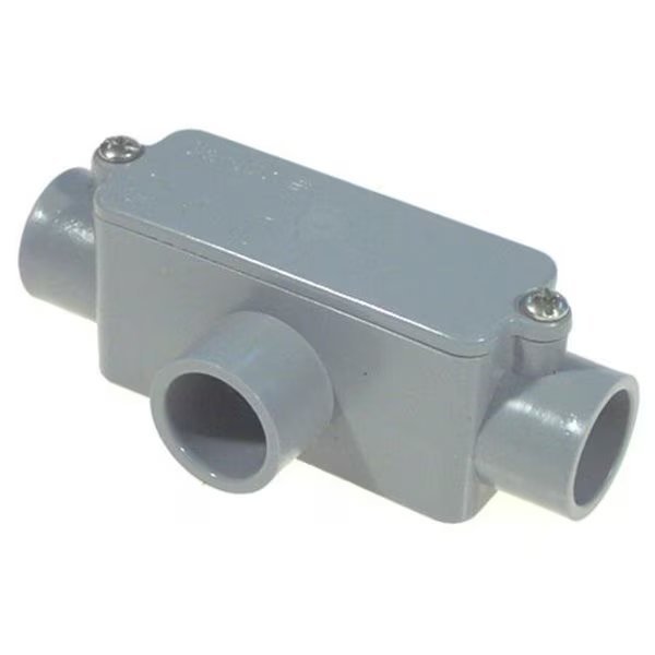 Thomas And Betts  Lamson .75in. Non Metallic Conduit Body Type T  E983E-CTN, V3Gate, Llc, Mfr#: E983E-CTN