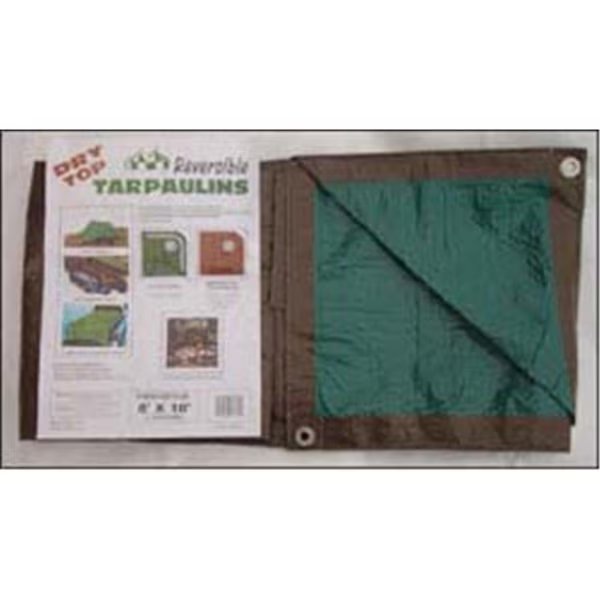 6 ft X 8 ft Tarp, Brown, Foremost Tarp, Mfr#: FO311295