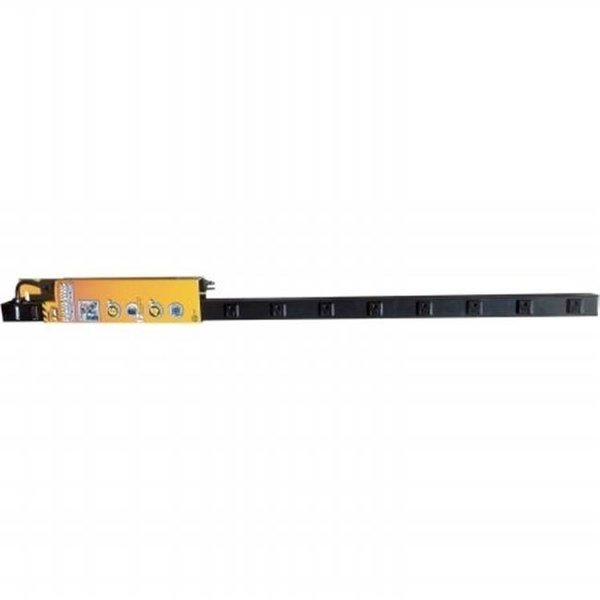 Prime PB800012 12 Outlet Black Metal Power Strip with Cord; 4 ft., Prime, Mfr#: PB800012