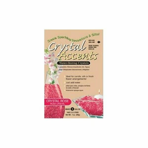 Crystal Accents 1 oz Bag Crystal Rose, 25PK, Jrm Chemical, Mfr#: CA-25C