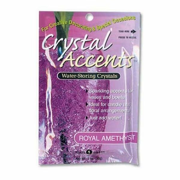 Crystal Accents 1 oz Bag Royal Amethyst, 25PK, Jrm Chemical, Mfr#: CA-25R