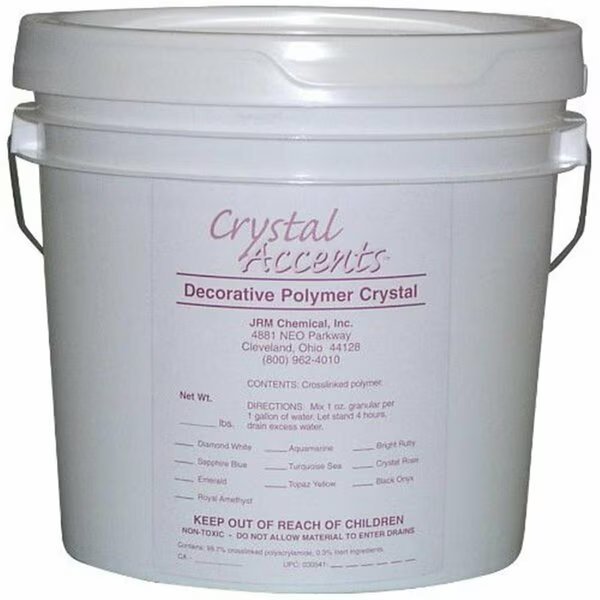 Crystal Accents 5 lb pail Crystal Rose, Jrm Chemical, Mfr#: CA-05C