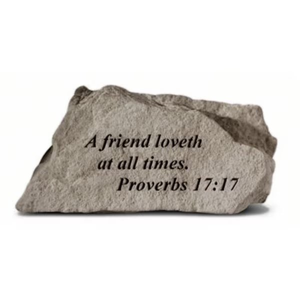 - Inc. A Friend Loveth At All Times - Memorial - 6.25 Inches x 3 Inches, Kay Berry, Mfr#: KA313429