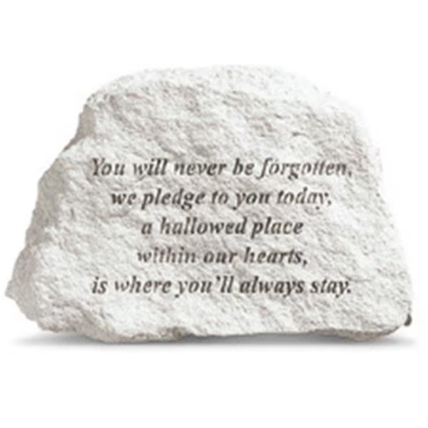 Garden Accents - You will never be forgotten, Kay Berry, Mfr#: KA313625