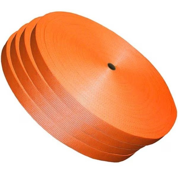 Kubinec CL-114 1.25 in. Orange Woven Polyester Strap; 600 ft. Coil - 3835 lbs System Strength - 4 Rolls, Kubinec, Mfr#: CL-114