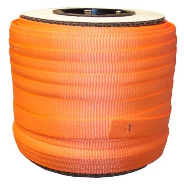Kubinec 34-250 0.75 in. Orange Woven Polyester Strap; 250 ft. Per Coil, Kubinec, Mfr#: 34-250