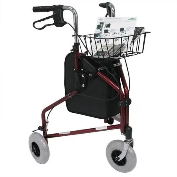 Karman Healthcare R-3600-BD 3 wheel Rollator-Burgundy, Karman Healthcare, Mfr#: R-3600-BD