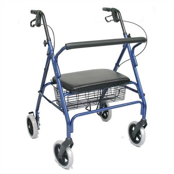 Karman Healthcare R-4700-BL Heavy Duty Rollator-Blue, Karman Healthcare, Mfr#: R-4700-BL