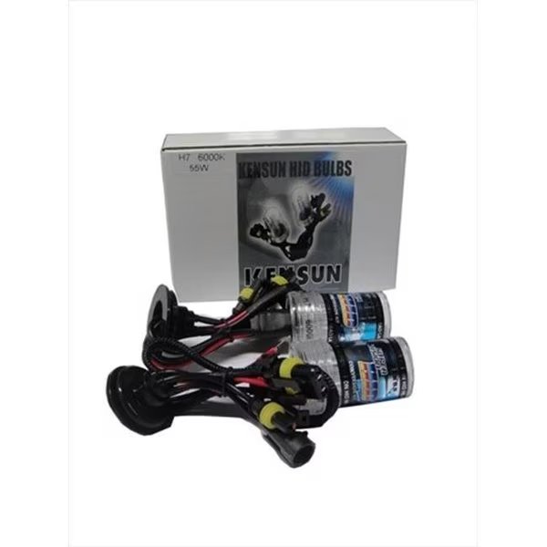 Kensun UN-K-55W Bulbs-9006-8K HID Xenon 8000K 55W AC Bulbs; White With Blue Tinge, Kensun, Mfr#: UN-K-55W Bulbs-9006-8K