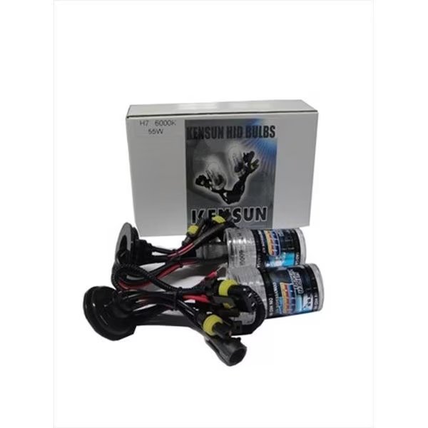 Kensun UN-K-55W Bulbs-H1-12K HID Xenon 12000K 55W AC Bulbs; Blue, Kensun, Mfr#: UN-K-55W Bulbs-H1-12K