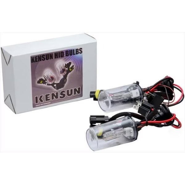 Kensun UN-K-Bulbs-9007 S-10K HID Xenon Single-Beam 10000K 35W AC Bulbs; Light Blue, Kensun, Mfr#: UN-K-Bulbs-9007 S-10K