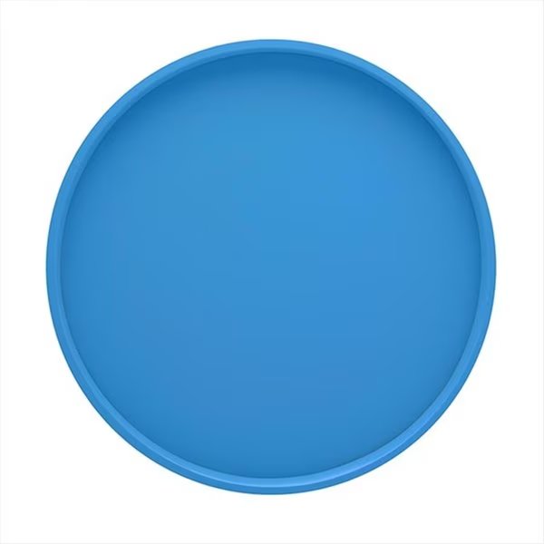 BC Process Blue 14 Inch Round Serving Tray, Sharptools, Mfr#: SH343051
