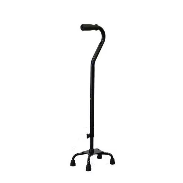 Karman Healthcare QC2-BK Quad Cane With Small Base In Black Frame, Karman Healthcare, Mfr#: QC2-BK