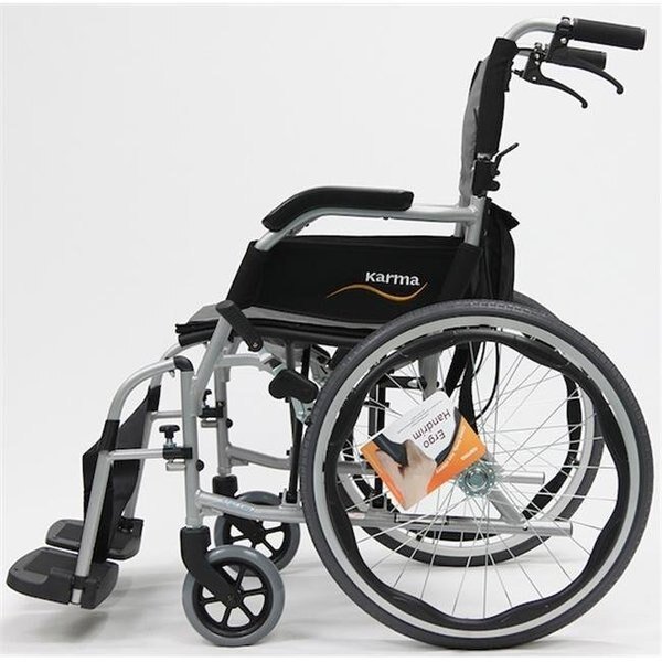 Karman Healthcare S-2512F18SS Ergo Flight 18 in. seat Ultra Lightweight Ergonomic Wheelchair, Karman Healthcare, Mfr#: S-2512F18SS