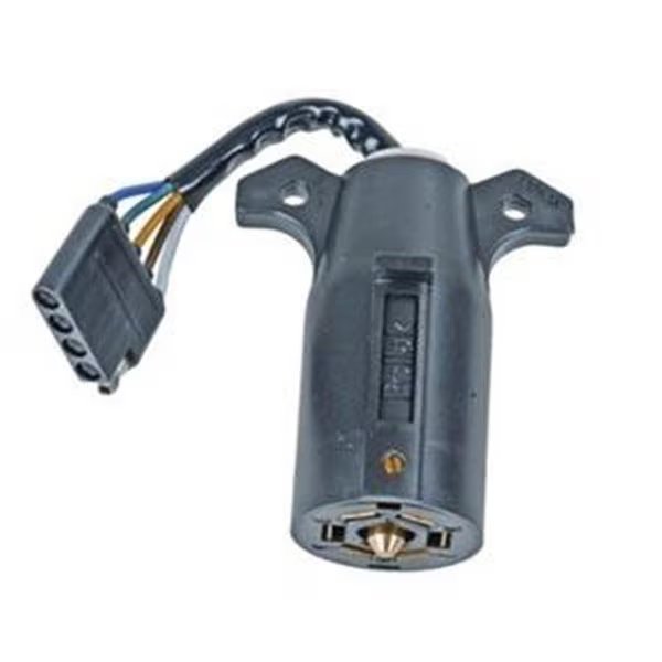 Pollak 12718 Tow Wiring 7-Way Rnd 5-Way Flat Adapter-Bulk, Pollak, Mfr#: P6Q-12718