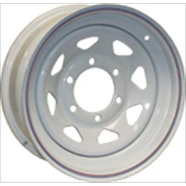 AMERICANA 20352 14 x 6 Tire & Wheel 5 Lug Wheel Spoke; White, Americana, Mfr#: AMW-20352
