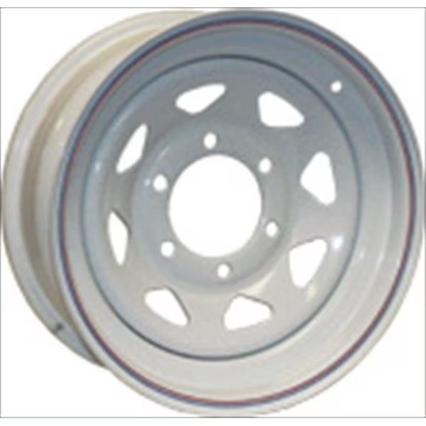 AMERICANA 20532 15 x 6 Tire & Wheel 6 Lug Wheel Spoke; White, Americana, Mfr#: AMW-20532