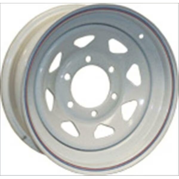 16 x 6 8 Hole Spoke- White, Americana, Mfr#: AMW-20751