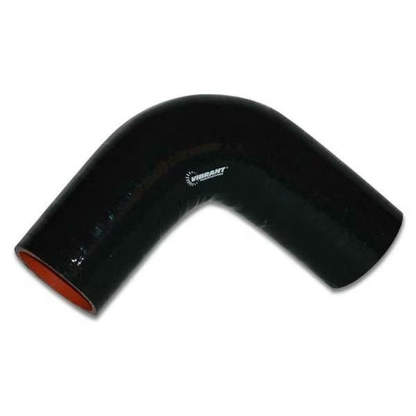 4 Ply Reinforced Silicone Sleeve Connector- Black, Vibrant, Mfr#: V32-2746