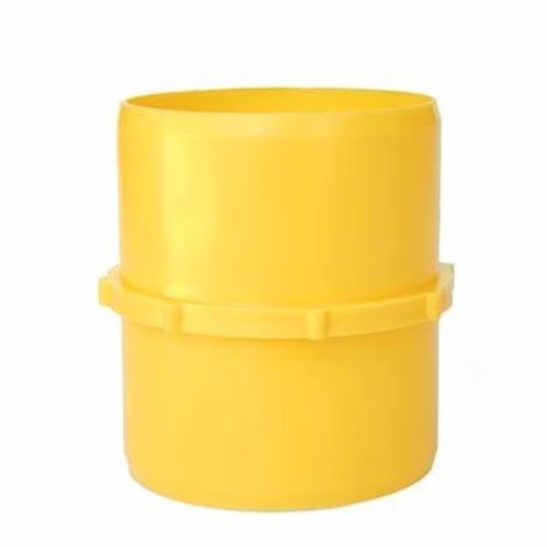 F022025 9 In. Sewer Hose Connector; Yellow, Bookazine, Mfr#: TI353145