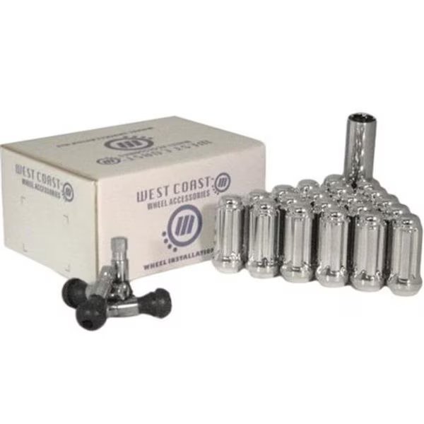 West Coast Wheel Accessories W5814ST 8 Lug Wheel Installation Kit, West Coast Wheel Accessories, Mfr#: WCW-W5814ST