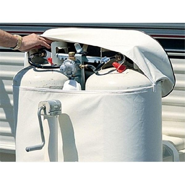 ADCO 2113 Double Propane Tank Cover Polar White 7.5 Gallon, Adco, Mfr#: A1V-2113