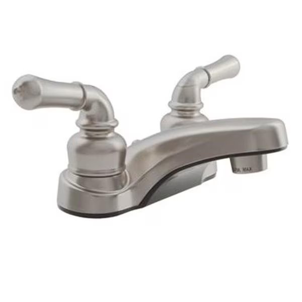 DURA FAUCET DFPL700CSN Classical Lavatory Brushed Satin Nickel Plated Faucet, Dura Faucet, Mfr#: D6U-DFPL700CSN