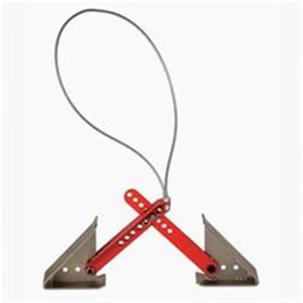 EQUALIZER 84004000 Steel Wheel Chock Single; Red, Equa-Lizer, Mfr#: E63-84004000