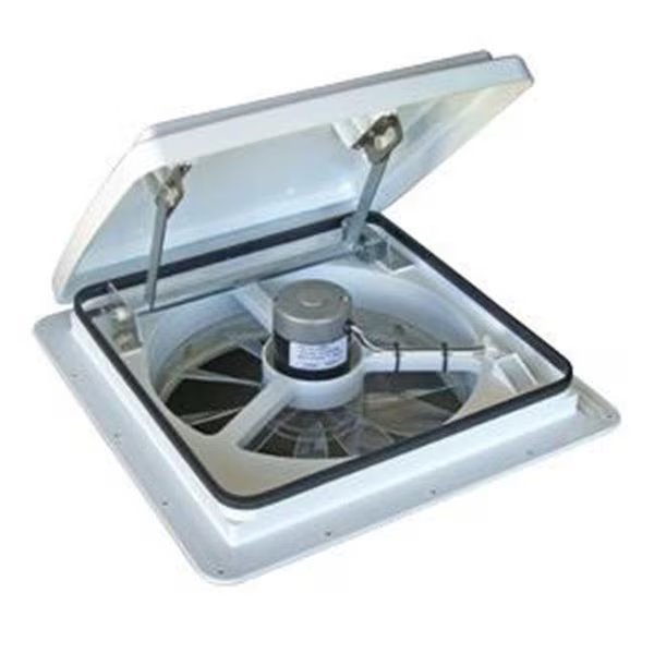 MAXXAIR VENT 0004000K Roof Vent Manual Opening White, Maxx Air, Mfr#: M1B-0004000K