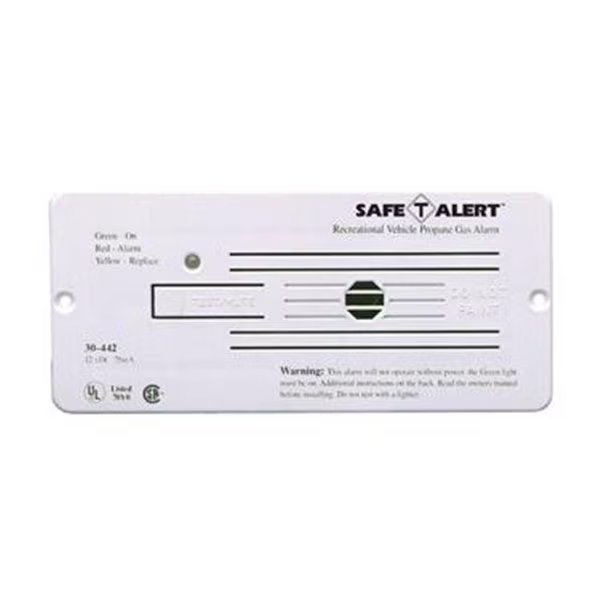 MTI INDUSTRY 30442PWT Propane Leak Detector Flush Mount; White, Mti Industry, Mfr#: M6T-30442PWT