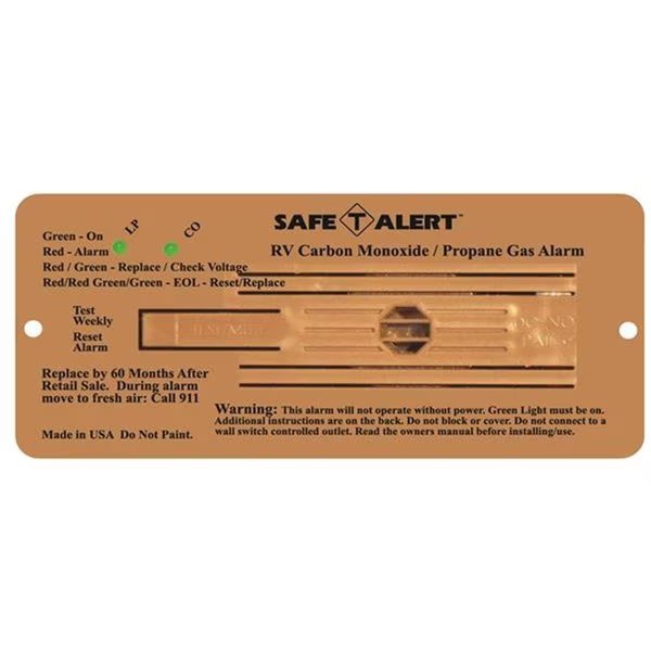 MTI INDUSTRY 35742BR Carbon Monoxide & Propane Leak Detector - LP & CO Gas; Brown, Mti Industry, Mfr#: M6T-35742BR