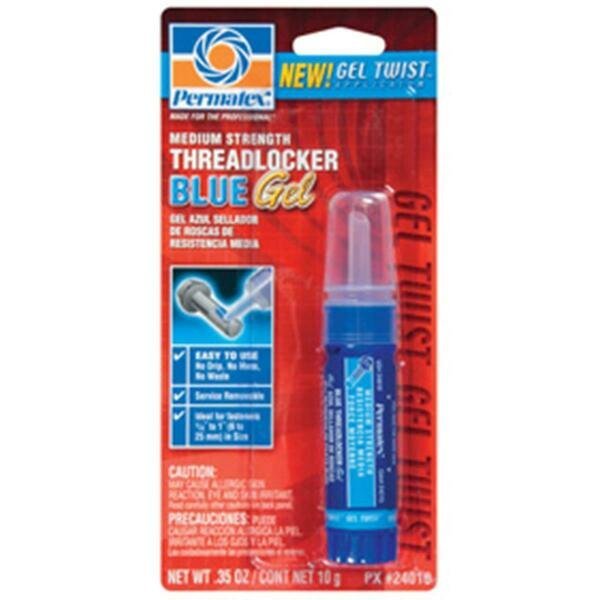 Medium Strength Threadlocker Blue Gel, Permtx-Lockt, Mfr#: P13-24010