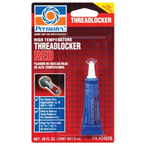 High Temperature Threadlocker- Red, Permtx-Lockt, Mfr#: P13-24026