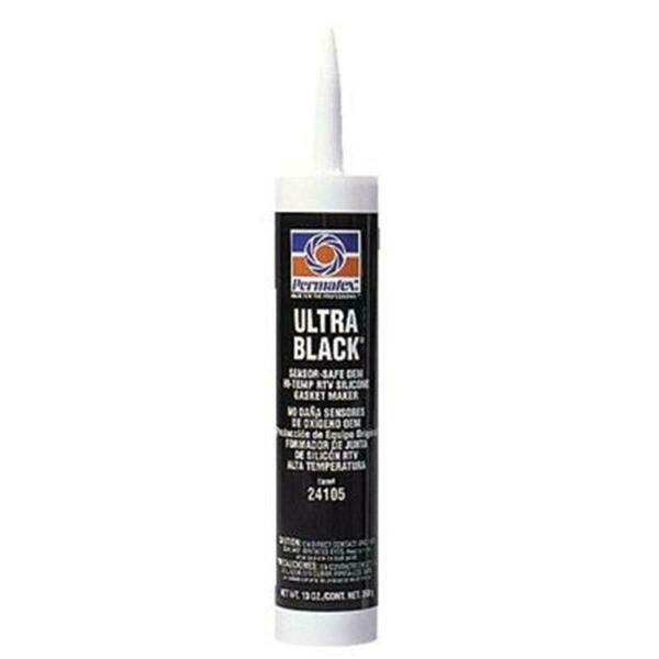 Ultra Black Maximum Oil Resistance Rtv Silicone Gasket Maker, Permtx-Lockt, Mfr#: P13-24105